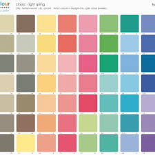 Tci Light Spring Classic Light Spring Colors Light Spring Palette Light Spring Color Palette