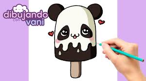 Descargá gratis estos dibujos y mientras van pintando y jugando también, van aprendiendo sobre el cuidado del agua. Como Dibujar Un Helado De Panda Kawaii Dibujos Kawaii Dibujos Faciles Youtube