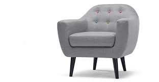 ritchie armchair pearl grey with rainbow buttons armchair yellow armchair green armchair
