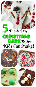 Christmas dinner ideas for kids. Christmas Bark Kids Can Make 5 Fun Ideas Letters From Santa Blog