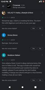 View crowwe's profile on planet minecraft to see their public minecraft community activity. Nigerians Transferred Their Aggressions To Crowwe App On Playstore Politics Nigeria