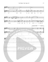 Give Thanks Viola Sheet Music PDF (Henry Smith)