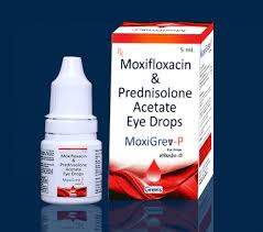 Use moxifloxacin eye drops three times a day. Moxigrev P Moxifloxacin