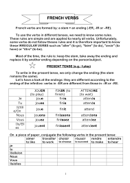 Use our spanish verb conjugation tool (and translator) to conjugate and translate over 10,000 spanish verbs. French Verbs Miss Green 4 French