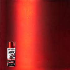 Rust Oleum Automotive 10 Oz Gloss Red Custom Chrome Spray Paint 6 Pack 340561 The Home Depot