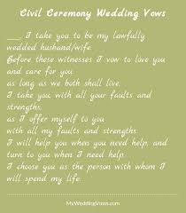 Check spelling or type a new query. Civil Ceremony Wedding Vows