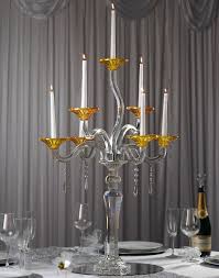 Victorian style iron candle hurricanes. 5 Arm Crystal Glass Candelabra Hurricane Candle Holder Centerpieces 39 Tall Collectibles Candles Holders
