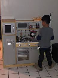 For the lil' chef in your home, the uptown white play kitchen is ready to cook up some fun! Kidkraft Uptown Natural Play Kitchen Walmart Com Walmart Com