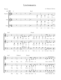 Lisztomania – Phoenix Sheet Music with Chords for Bass guitar, Synthesizer  (Choral) | MuseScore.com