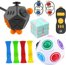 When considering incorporating puzzle toys into your pup's playtime, keep these tips in mind. Amazon Com Suhctuptx 10 Pieces Fidget Toy Set Include 12 Side Fidget Cube Infinity Cube Rainbow Puzzle Ball Flippy Chain Fidget Pad Marble Toy Stress Reducer For Autism Stress And Anxiety Relief Toys
