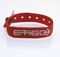 Customised fabric wristband with integrated RFID chip | Etigo