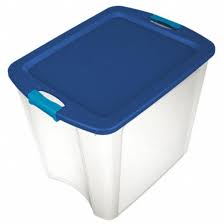 Check spelling or type a new query. Sterilite Storage Tote Color Clear Blue Outside Height 20 1 8 In Outside Length 23 5 8 In 52jm03 14489604 Grainger