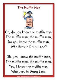 Printable Nursery Rhymes The Muffin Man Printable Nursery Rhymes Gif Nursery Rhymes Lyrics Nursery Rhymes Preschool Nursery Rhymes Songs