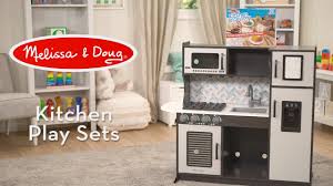 Melissa & doug stainless steel pots and pans pretend play kitchen set for kids (8pc) $16.69. Modern Play Kitchen Play Chef S Kitchen