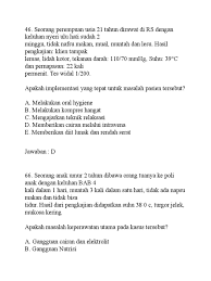 Kebutuhan manusia berdasarkan tingkat/intensitasnya adalah sebagai berikut. Soal Kdm