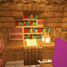 Minecraft Cozy Bookshelf Design In 2020 Minecraft House Designs Minecraft Designs Minecraft Blueprints