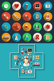 Health Care And Medicine Icons Medical Icon Medical Illustration Hospital Logo