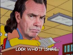 Simpsons bort posting with poor photoshop