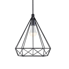 Tension relief may also be required to prevent the electric cable from. Contemporary Geometric Wire Frame Ceiling Pendant In Black