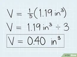 How To Calculate The Volume Of A Cone 5 Steps With Pictures