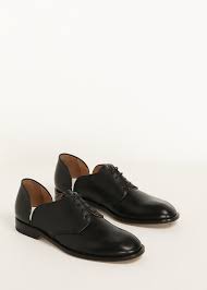 Totokaelo Man Maison Margiela Black Lace Up Derby Dress Shoes Men Trending Shoes Fashion Shoes