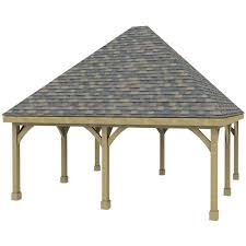 Aluminium canopy kits and diy aluminium carports kit. 2 Bay Carport With High Pitch Hipped Roof