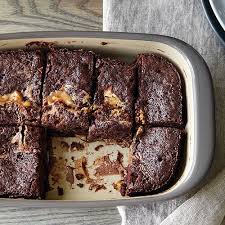 Microwave Peanut Butter Caramel Brownies Recipe Pampered Chef Desserts Dessert Recipes Top Dessert Recipe