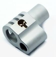 Maybe you would like to learn more about one of these? 1911 Punisher Skull Logo Laser Etched Compensator 45acp Ss Full Sized Satin Ebay