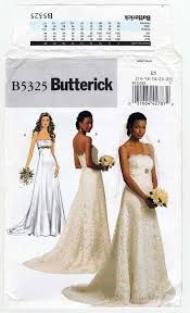 Wedding Dress Pattern Strapless Empire Waist Train Wedding Wedding Dress Patterns Gown Pattern Bridal Sewing Patterns