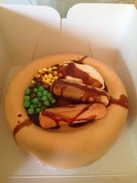 When it's time to bake the giant yorkshire pudding, place your sponge tin in the oven, with a generous tablespoon of oil, swished around to coat the tin. Giant Yorkshire Pudding Novelty Cakes No Bake Desserts Yorkshire Pudding
