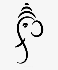 Ganesha coloring page pdf instant download each coloring page is handdrawn by me smitha katti, using just a black pen on paper. Ganesha Coloring Page Happy Ganesh Chaturthi 2018 Hd Transparent Png 1000x1000 Free Download On Nicepng