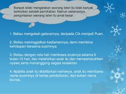 Mengabaikan kewajibannya, dalam pandangan hukum islam, istri telah melanggar kompilasi hukum islam buku i tentang perkawinan pasal 83 ayat 1 yang berbunyi kewajiban utama bagi seoarang isteri ialah berbakti lahir dan batin kepada suami di dalam yang dibenarkan oleh hukum islam. Peranan Wanita Sebagai Isteri Ibu Dan Anak