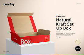 Highest quality mockups for photoshop. Natural Kraft Set Box Mockup Set Creative Photoshop Templates Creative Market