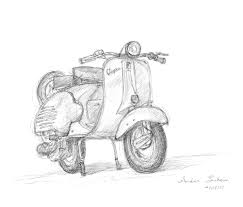 Vespa Schizzo Disegni Schizzi Immagini
