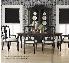 Ethan Allen Sept 2011 Dining Table Makeover Dining Room Table Makeover Traditional Dining Room Chairs