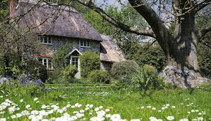 Traditional Thatched Cottage And Garden Village Of Lockeridge Marlborough Wiltshire Uk Photo By David Marlborough Wiltshire Marlborough Thatched Cottage