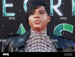 EJ Johnson arrives at the Marvel Studios' SECRET INVASION Launch Event held  at the El Capitan Theater in Hollywood, CA