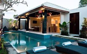 Balinese Style Pool Area Bali House Bali Style Home Luxury Pools