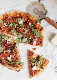 Delicious Pizza Recipe With Chorizo Sausage And Manchego Cheese Made With Lahey No Knead Pizza Dough And Homemad Delicious Pizza Recipes Delicious Pizza Food