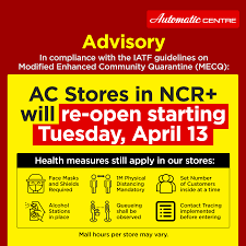 By national task force against covid19 · updated about 3 weeks ago. Advisory On Store Operations Mecq 2021 Automatic Centre Online Store