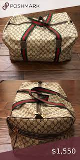 Vintage Gucci Travel Bag Gucci Travel Bag Duffle Bag Travel Gucci Travel