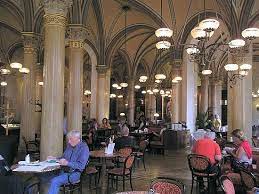 Cafe Central Herrengasse 14 One Of The Most Storied Classic Cafes Opened In 1876 This Cafe Served As The Home Of Vie Vienna Cafe Christmas In Europe Vienna