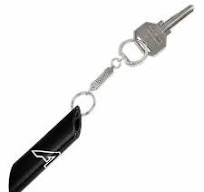 Silicone Hose Key Ring - Black