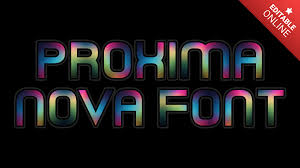 Proxima Nova Specimen Sheet