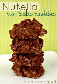 Nutella No Bake Cookies Recipe Baking Recipes Cookies Nutella Recipes Nutella