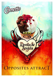Cornetto S New Limited Edition Devils Angels Ice Cream Cone Ice Cream Cone Cone Ice Cream