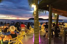 Yellow Cafe Langkawi A Vibrant And Lively Beachfront Cafe In Pantai Cenang Langkawi Beachfront Pantai Cenang