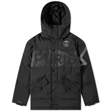 The graphics highlight the collaboration between jordan and the french soccer. Air Jordan X Psg Jordan Down Parka Black End