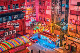 Colourful Neon Signs Of Kowloon Hongkong China Stock Images Free Neon Signs Stock Photos