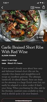 Vampire Workday On Twitter Rib Recipes Braised Short Ribs Short Ribs
